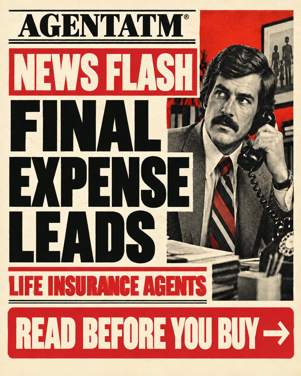 Agent ATM retro news-flash buyer